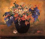 Поль Гоген Ваза с цветами-1896